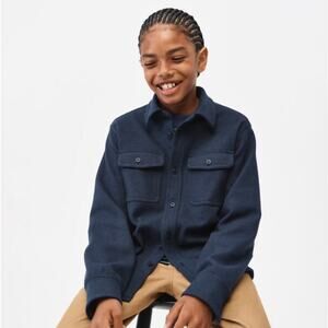 J.Crew Crewcuts Boys Long Sleeve Seaboard Soft Knit Shirt in Blue Size 10 NEW